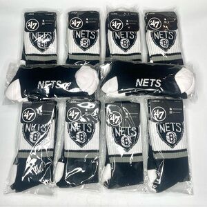 47 Athletic Black and White Socks